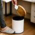 Cesto de basura 5 Litros Tacho Residuos Papelera Extraíble Acero Inoxidable Imback Color Blanco Cesto de basura 5 Litros Tacho Residuos Papelera Extraíble Acero Inoxidable Imback Color Blanco