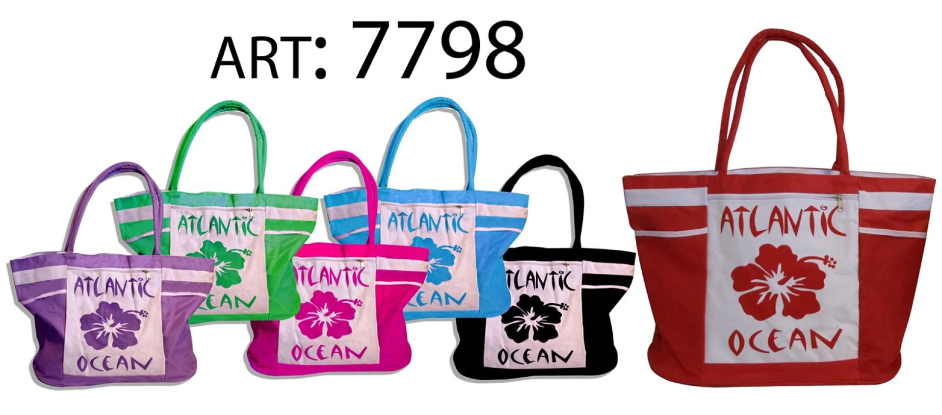 BOLSO PLAYERO OCEAN C/RED 59X37X21 Q60 7798 
