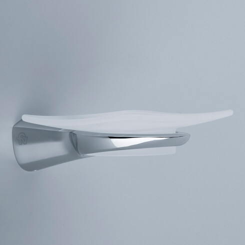 JABONERA DE METAL LINEA EPUYEN COLOR CROMO PARA BAÑO CROMO