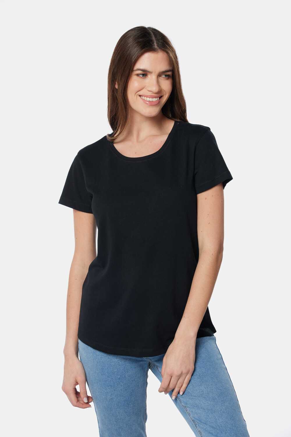 REMERA LISA Negro