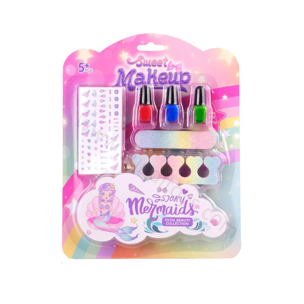 Set De Maquillaje Y Esmalte Infantil 