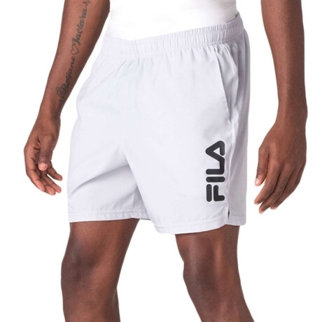 Fila Shorts Train 5 Hombre Gris-Negro