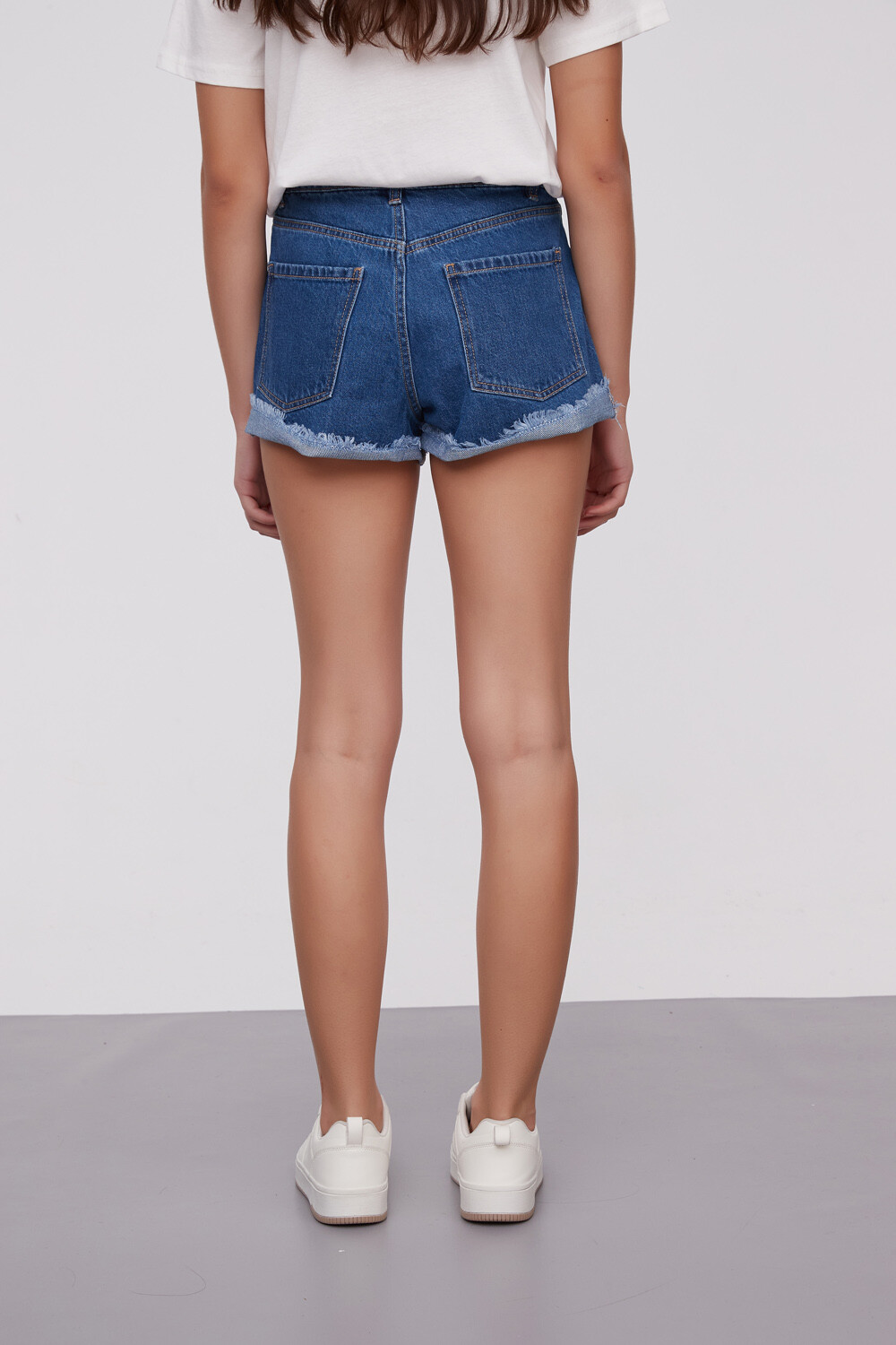 Short Tagliani Azul Medio