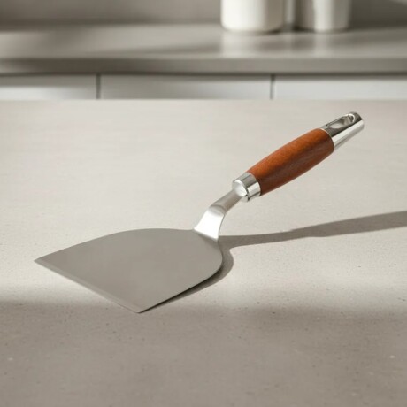 Espátula / Rasqueta de Acero Inoxidable con Mango de Madera Espátula / Rasqueta de Acero Inoxidable con Mango de Madera