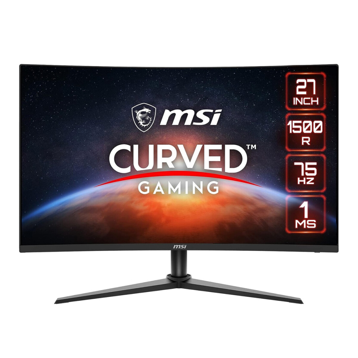 Monitor Gamer MSI G274CV. 27" Curvo Full HD 1ms 