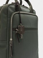 Mochila Para Portátil De 15" Efecto Nylon caqui