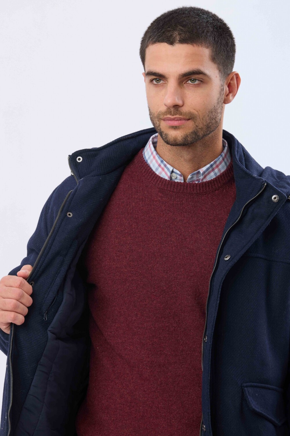 SACO DE PAÑO CON CAPUCHA Azul