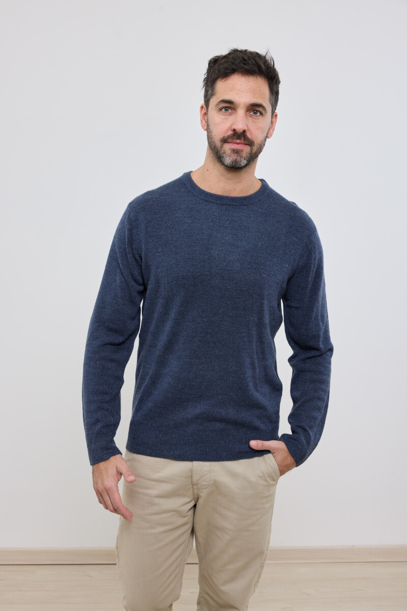 SWEATER HARRINGTON URBAN - Azul Melange 