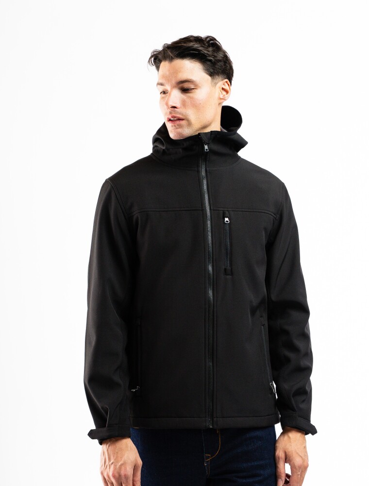 Campera Neopreno con Capucha Negro