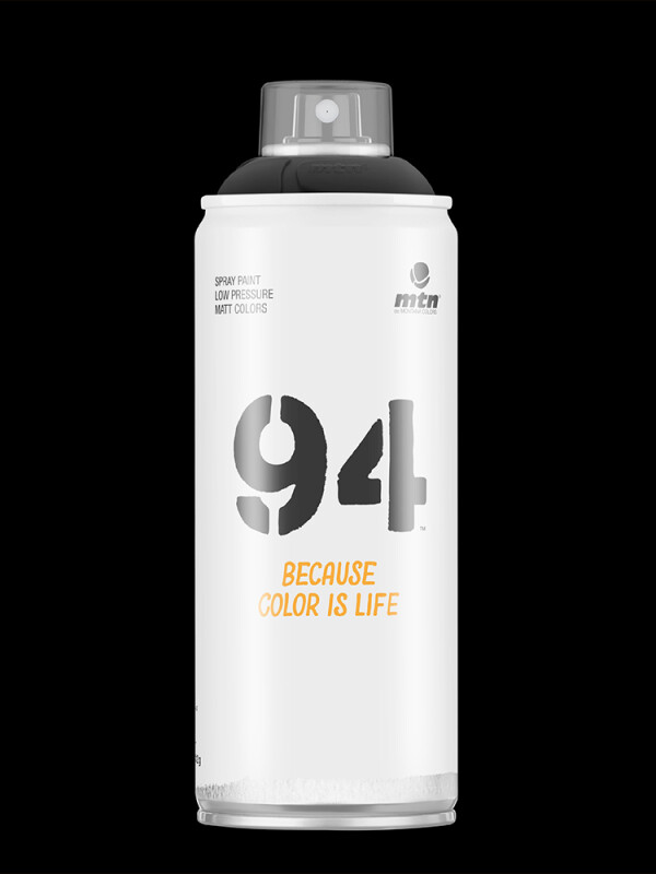 AEROSOL MTN 94 NEGRO MATE 400 ML N/A