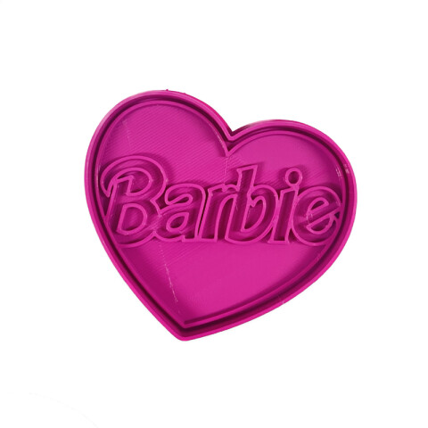 Cortante 3D Barbie Corazón Cortante 3D Barbie Corazón