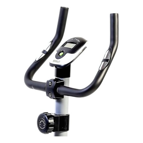 Bicicleta ergométrica Bravo 180E con freno magnético Gris/Negro