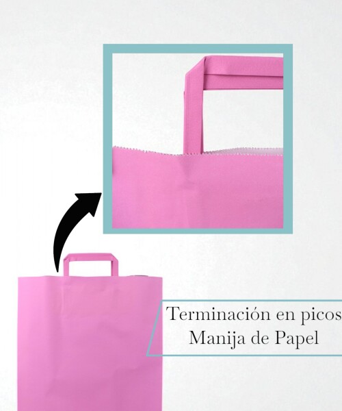 Bolsa lisa acuario 30x12x41 cm PASTEL PINK