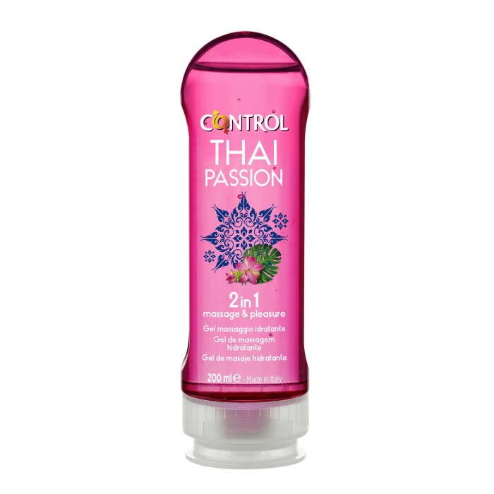 CONTROL GEL MASAJE THAI PASSION POMO X 2 única