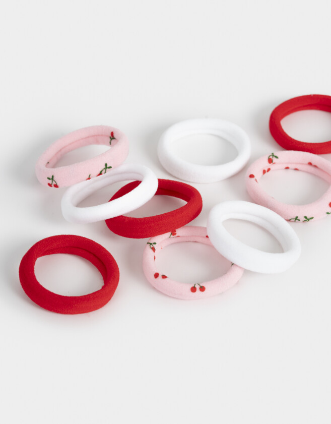 Gomitas Infantiles Con estampa Set De Gomitas Elásticas - Combinacion Tricolor