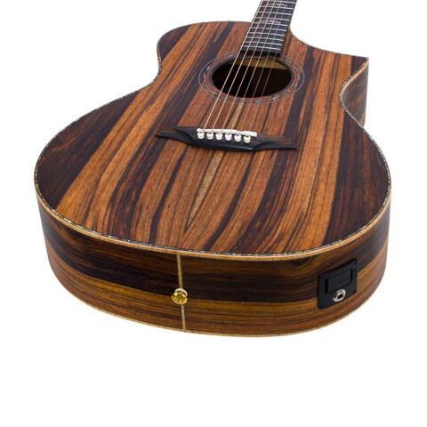 Guitarra electro acustica Bromo BAR4GCE natural con funda Guitarra electro acustica Bromo BAR4GCE natural con funda