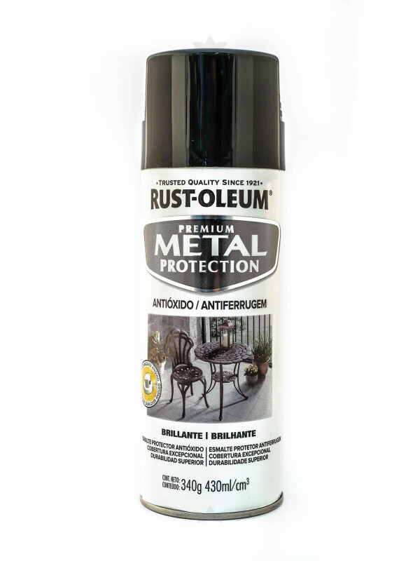 AEROSOL RUST OLEUM PROTECTOR-OXIDO NEGRO BRILLANTE- 340GR N/A