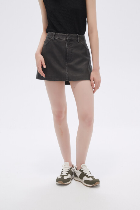 Falda Venix Gris Oscuro