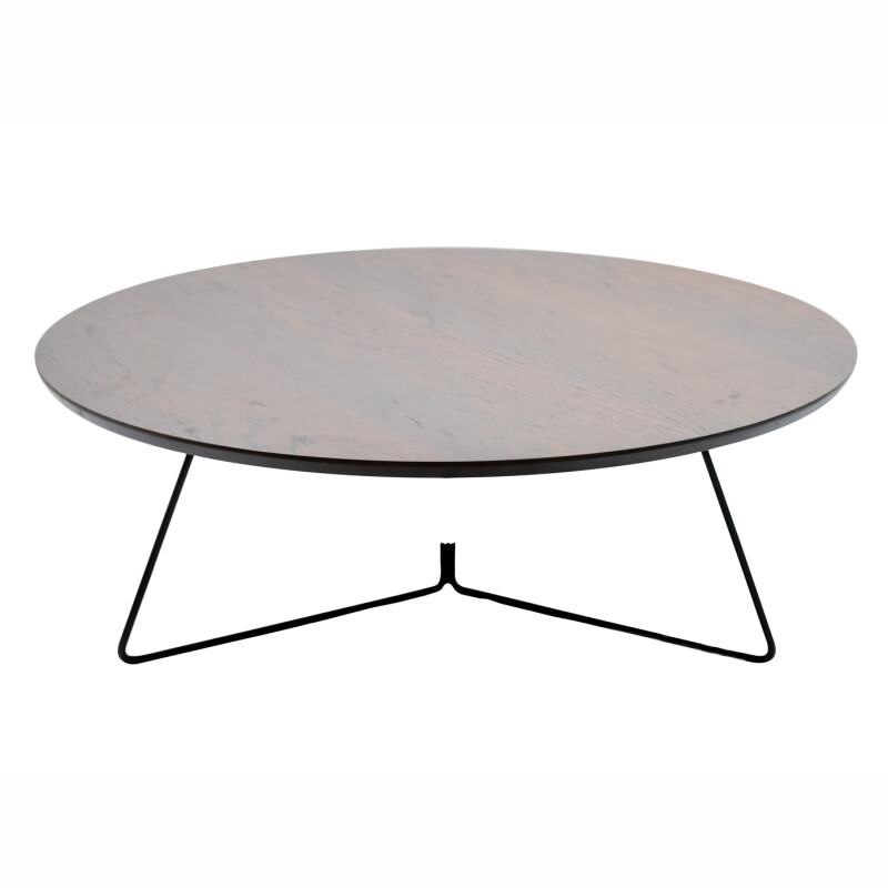MESA RATONA - ROBLE MARRON Y PATAS METAL NEGRO MESA RATONA - ROBLE MARRON Y PATAS METAL NEGRO