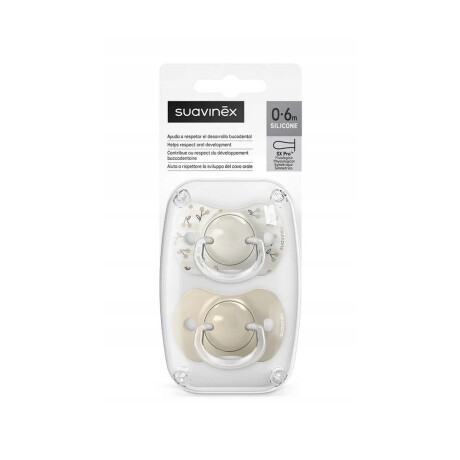 Chupete Suavinex Pro 0-6 Meses Birdies Crema 1 Unidad Chupete Suavinex Pro 0-6 Meses Birdies Crema 1 Unidad