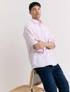 012673 CAMISA HARRINGTON LABEL Rosado