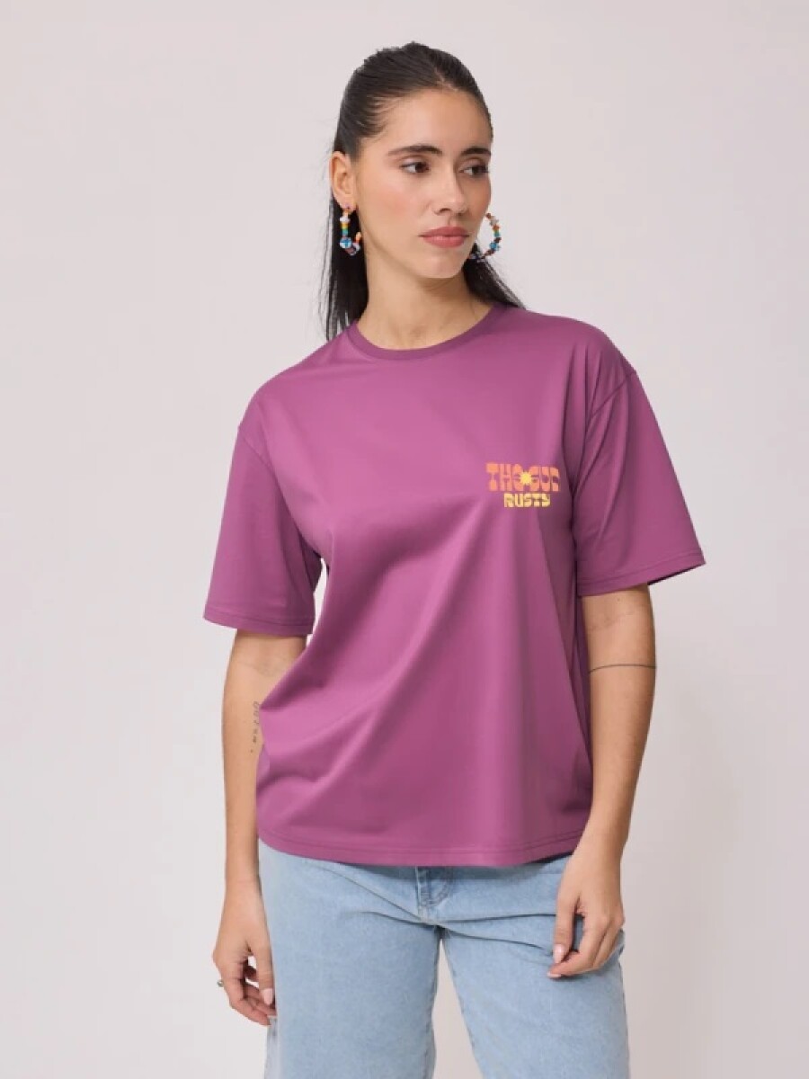 T-SHIRT RUSTY ELDA - FUCSIA 