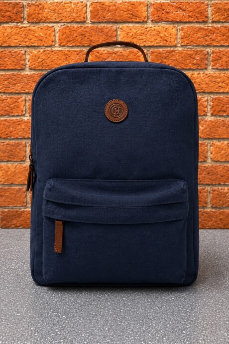 Mochila canvas Azul