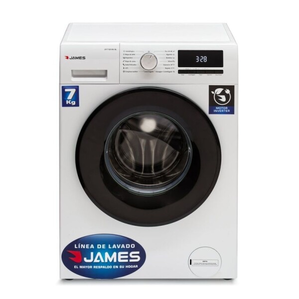 LAVARROPAS JAMES LR7120 INV BLT INVERTER 7 KG - CARGA FRONTAL BLANCO LAVARROPAS JAMES LR7120 INV BLT INVERTER 7 KG - CARGA FRONTAL BLANCO