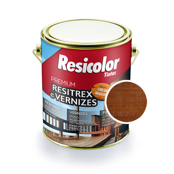BARNIZ RESITREX CASTANHO 3.6 lts. Barniz Resitrex Castanho 3.6 Lts.