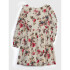 LS PINTUCK RFL DRS SP SEPT FLORAL WHITE