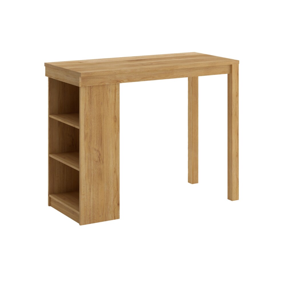 Desayunador 4 Bancos - Cocina Comedor Madera - Natural Desayunador 4 Bancos - Cocina Comedor Madera - Natural