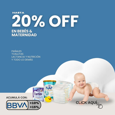 Bebés y Maternidad 15% Off