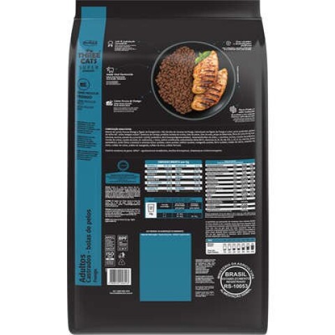 Three Cats Súper Premium Castrado Bola de Pelo 10,1 kg Three Cats Súper Premium Castrado Bola de Pelo 10,1 kg