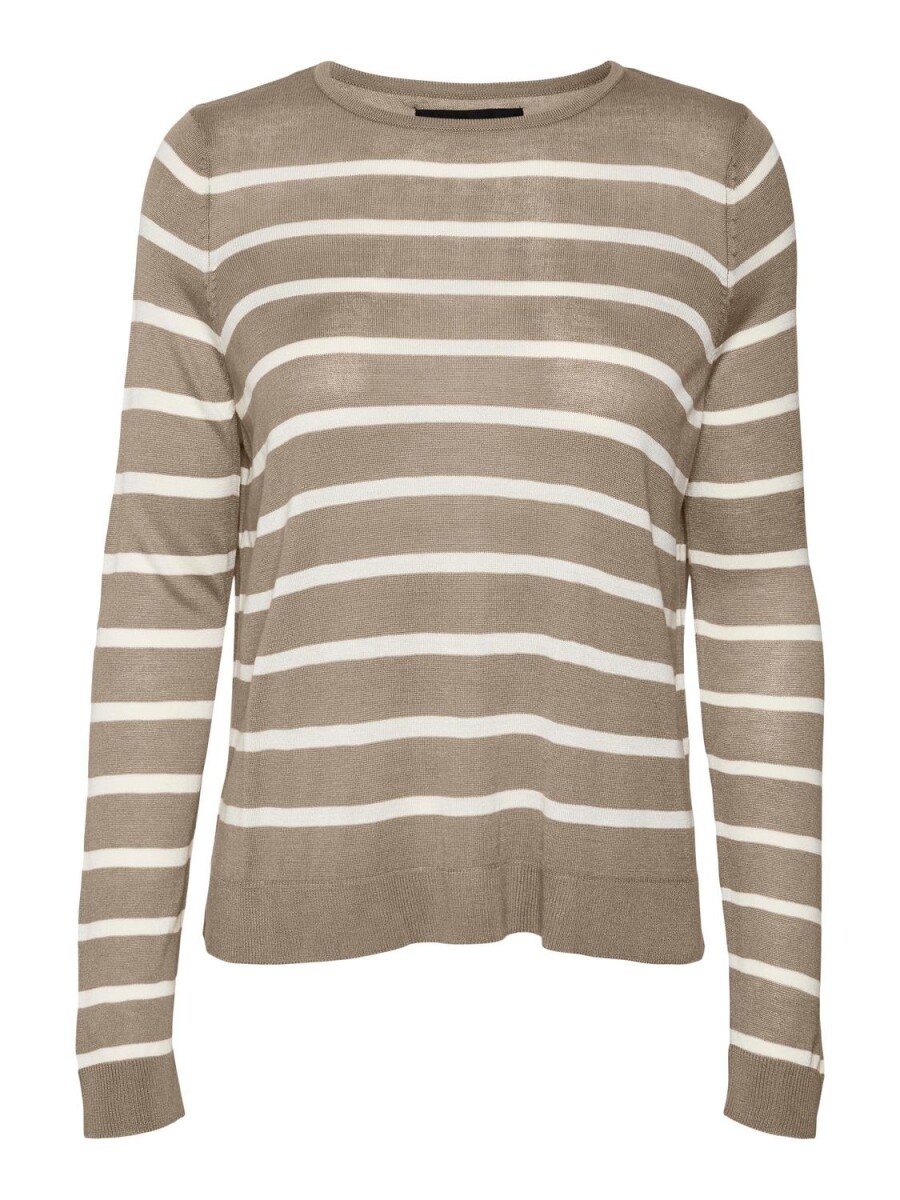 Sweater Nova Ligero Tejido - Silver Mink 