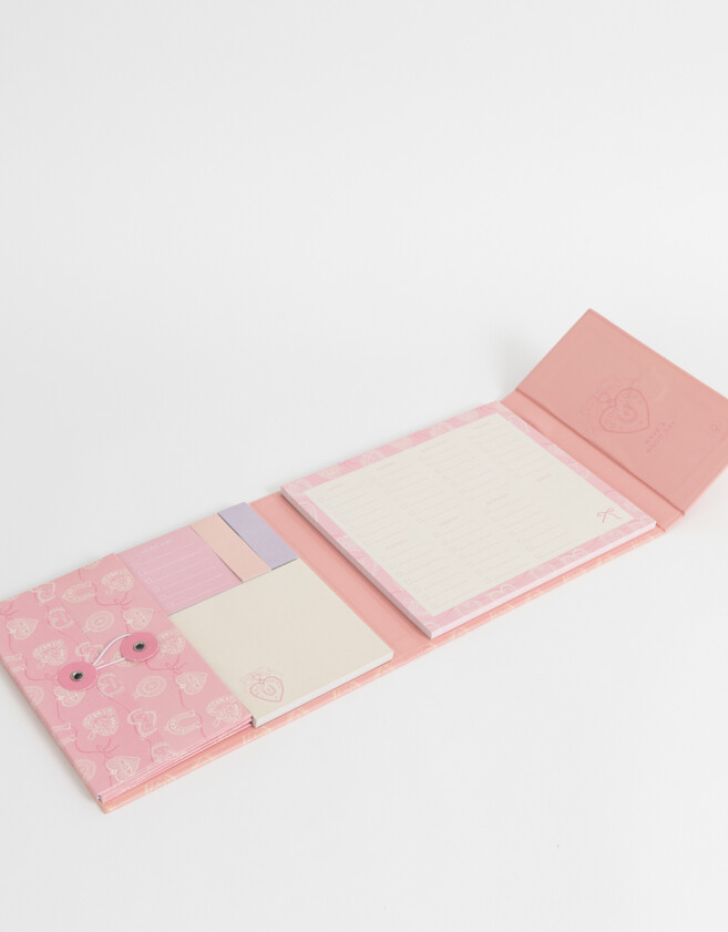 Librería Sets Estampados Set De Notas Autoadhesivas Con Planner Semanal - Combinacion Multicolor