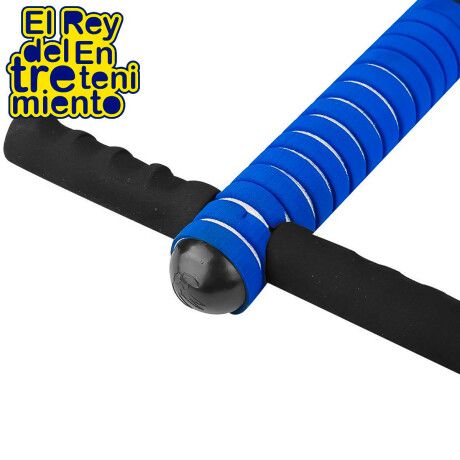 Palo Saltarin Metálico Pogo Stick C/ Resortes Niños Azul