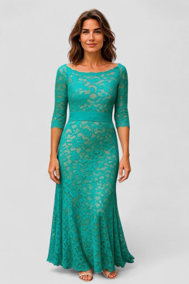 Vestido Meralda - Turquesa 