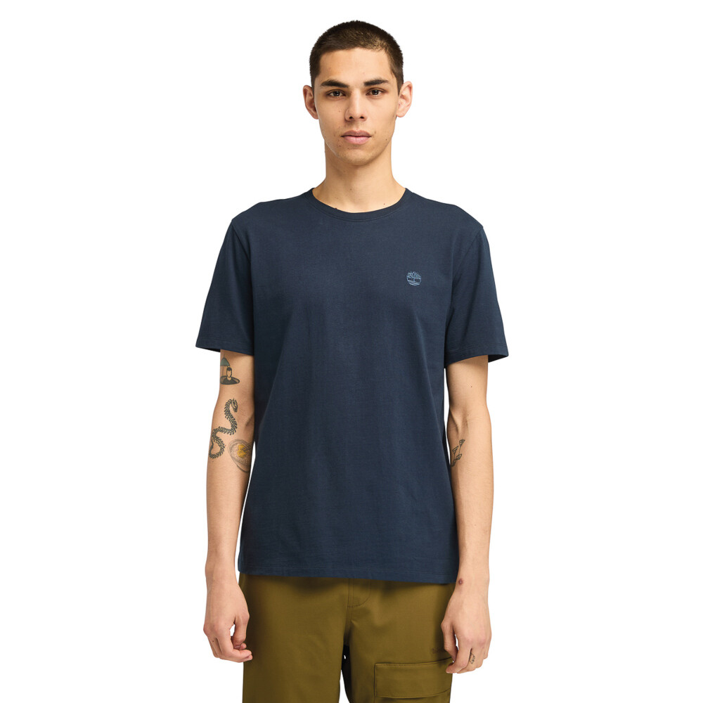 Polo US Chest Logo Short Sleeve Tee Hombre Dark Sapphire-Dark Denim