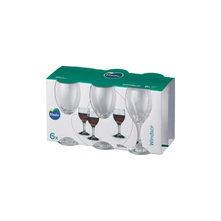 COPAS VINO WINDSOR 250ML X6 Sin color