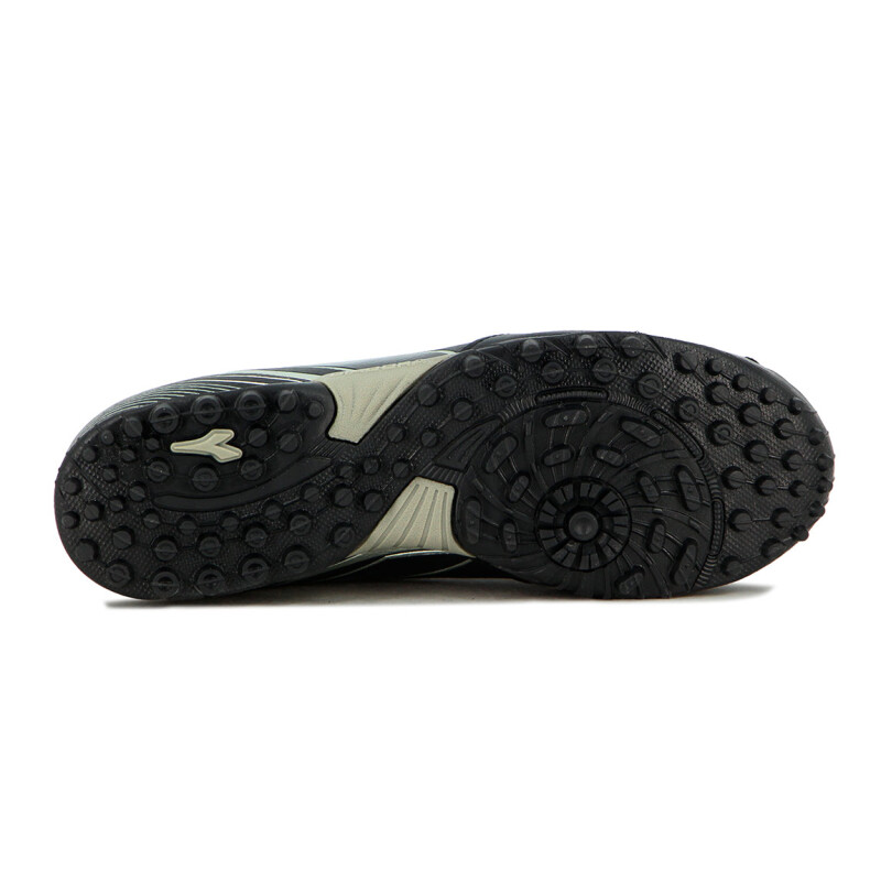 Zapato Fútbol Sky Tf Diadora Teen Negro-gris Oscuro