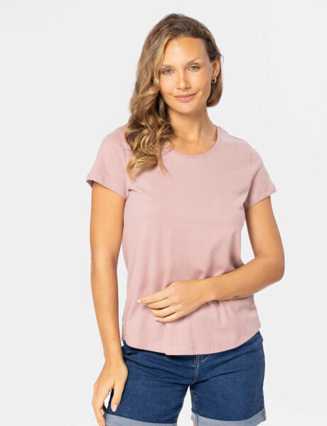 REMERA BÁSICA DE ALGODÓN Rosado