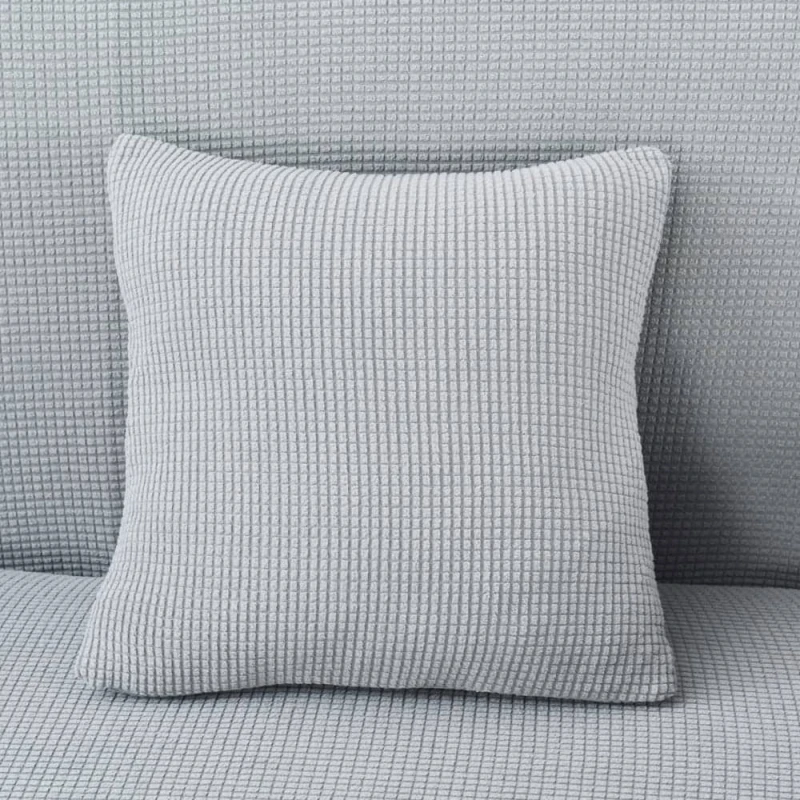 Funda sillón 4 cuerpos lisa gris claro