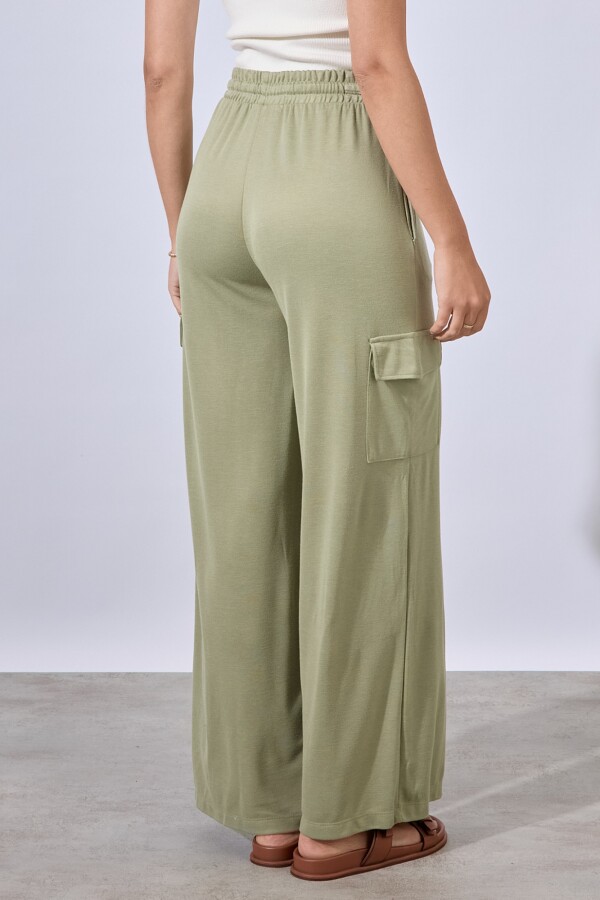 Pantalon Cargo VERDE