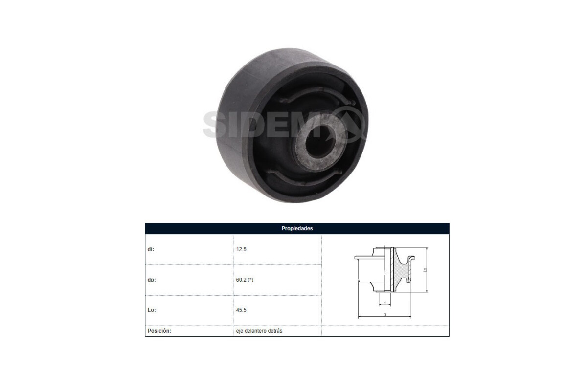 Buje Del Chev Meriva/Montana/Corsa Ii 00-17 Der/Izq Buje Del Chev Meriva/Montana/Corsa Ii 00-17 Der/Izq