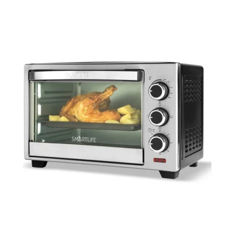 HORNO ELECTRICO SMARTLIFE 38 LTS. INOX/NEGRO HORNO ELECTRICO SMARTLIFE 38 LTS. INOX/NEGRO
