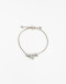 Pulseras Flexibles Metal Pulsera Flexible Dijes - Plateado Rodio