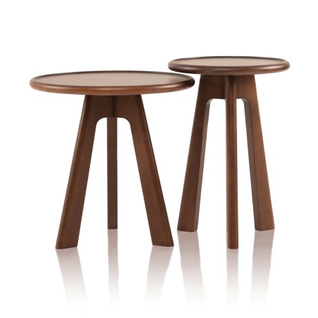 MESA LATERAL MADERA MARRON DONATELLA CACAO