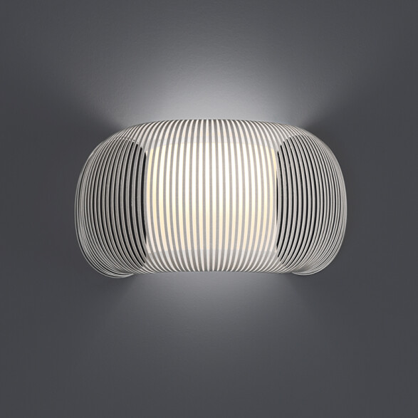 Lámpara de pared ondulada blanco E27 MIRTA BA0140