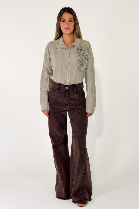 PANTALON PANA LENNON Marron Antik