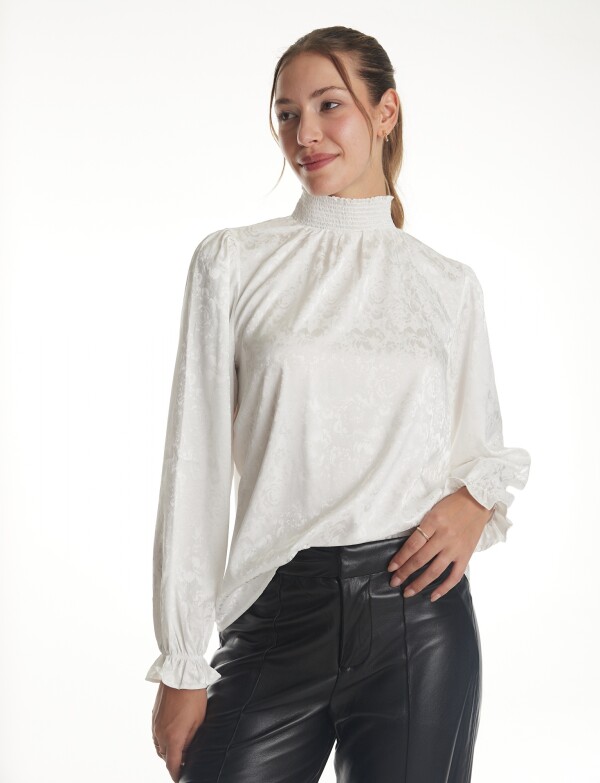 Blusa Gasa Labrada BLANCO